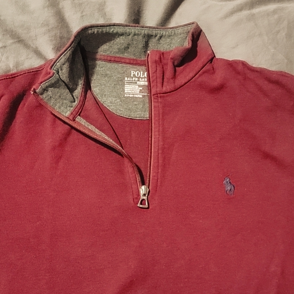 Men's Ralph Lauren zip up sweater
